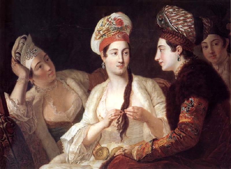 Antoine de Favray Tukish Women Spain oil painting art